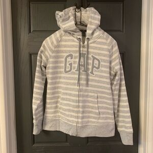 GAP hoodie size L fits small lined with t-shirt material